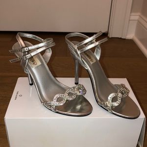 Silver High Heels